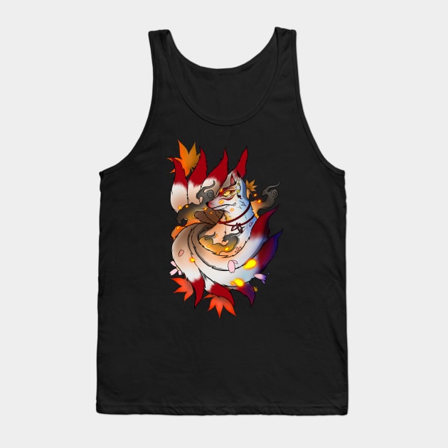 Kitsune 2 Tank Top by Digital Sake